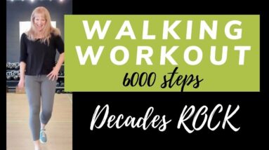 Decades Rock Walking Workout | 6000 Steps in 45 min | Classic Rock, Oldies & RnB Walking Exercise