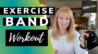 30 min Exercise Band Workout | Easy Resistance Band Workout at Home (no music)