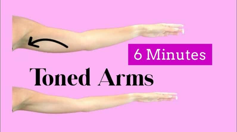 Get rid of Flabby Arms Workout / Bat Wings exercise / Small Weights