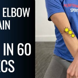Tennis Elbow/Lateral Epicondylitis Reduce In 60 Seconds (FAST)